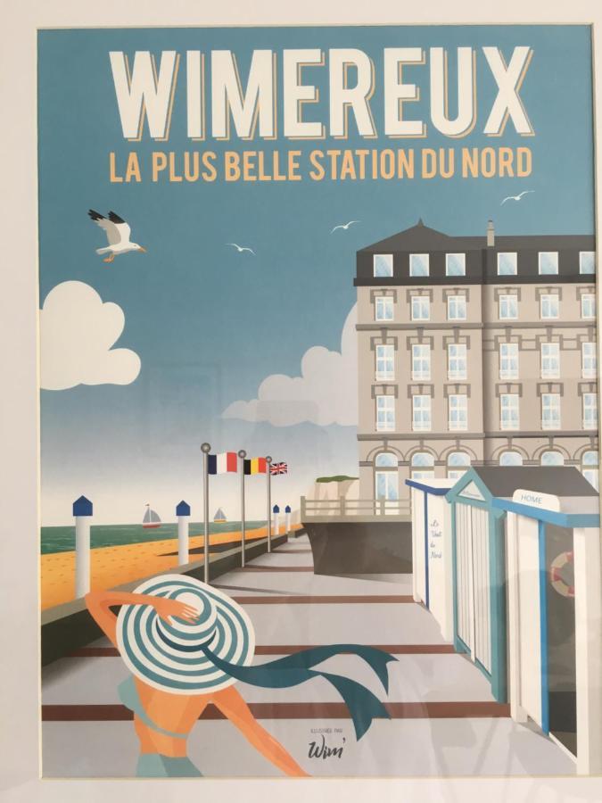 Cap'tain Kipper , vue mer, 2 chambres , garage fermé , Wimereux Esterno foto